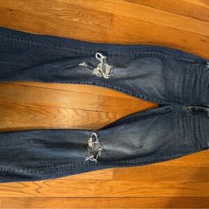 MOTHER The Insider Crop Step Chew in Dancing On Coals  size 25